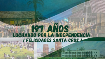 Luchando por la independencia ¡ felicidades santa cruz ! (1)