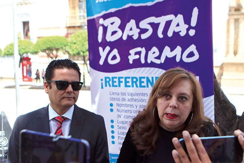 Marco Baldivieso y Kathia Saucedo