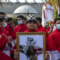 Miembros de una hermandad de Semana Santa Nicaragua