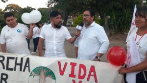 15.05.2023 Marcha Vida y Familia Scz entrevista Jeremías Méndez 5