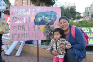 Bolivianos marchan por la vida y la familia en La Paz 2023 2