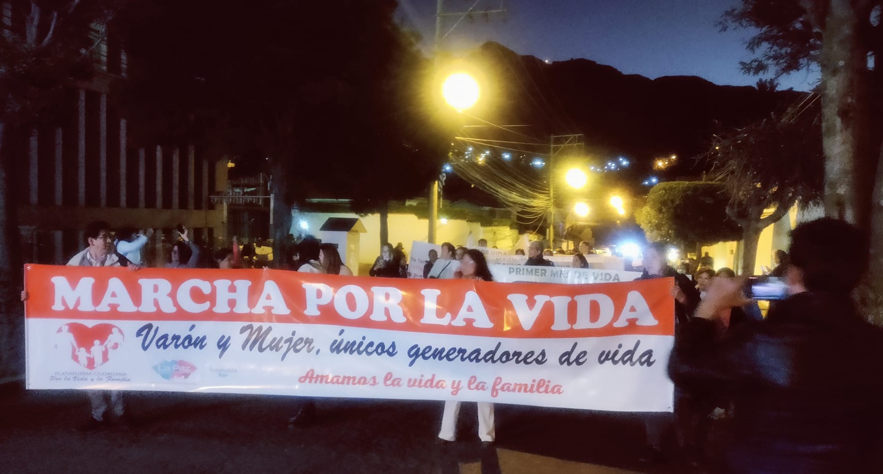 Marcha por la Vida en La Paz