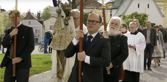 Nuestra Señora de Altötting en Baviera, Alemania, procesión católica