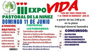 III ExpoVida parroquia San Juan Bautista en Saavedra domingo 11 junio
