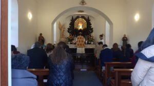 Misa tridentina en Bolivia. Capilla del Santuario de Schoenstatt de La Paz, Foto 1.