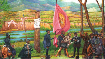 Fundación de Tarija por el capitán Luis de Fuentes durante la monarquía hispánica o Imperio Español.