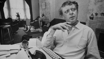 Anthony Burgess at home in 1968.