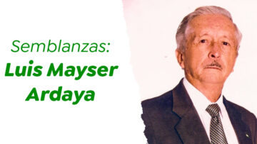 Luis Mayser: fundador del Comité Pro Santa Cruz.
