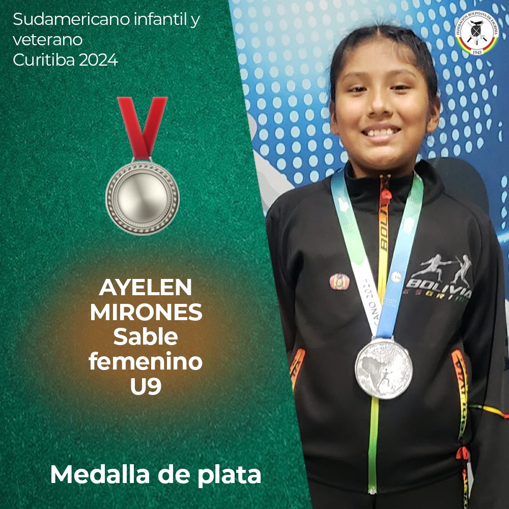 Ayelén Mirones sable femenino U9