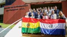 Camacho destacó el inicio del estudio de prefactibilidad técnica de la vía férrea Motacucito–Mutún–Puerto Busch, en el departamento de Santa Cruz, anunciado por el Ministro de Obras Públicas.