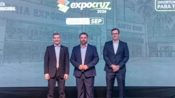 Lanzamiento oficial FEXPOCRUZ, representantes.