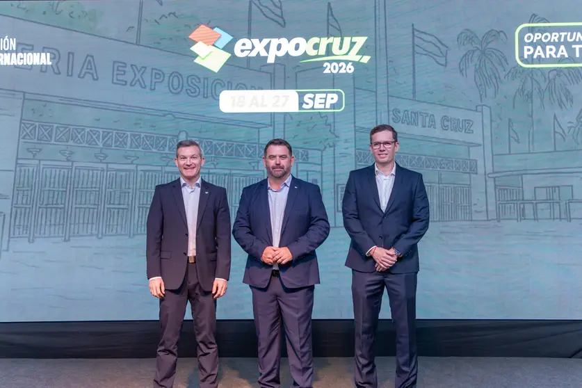 Lanzamiento oficial FEXPOCRUZ, representantes.