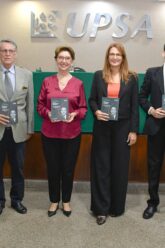 Francisco y Óscar Terceros, Lauren Müller, María Serrate, Aarón Mariscal y Enrique Fernández. Foto: UPSA.