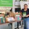 Libros donados por el ICEES a la biblioteca departamental de SCZ.