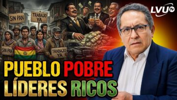 Comentando la Noticia: Bolivia, pueblo pobre de líderes ricos